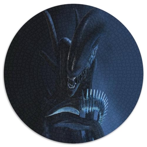 Xenomorph Puzzles 1000 Teile Schwer Puzzle Spielzeug Lernspiel Impossible Außerirdische Herausforderung Spielzeug Für Erwachsene Und Kinder Ab 12 Jahren 1000pcs (67.5x67.5cm) von CBCoin