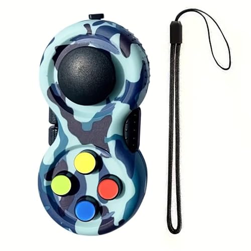 Tragbarer Controller, klassisches Retro-Spielzeug, Handheld mit 8-Funktionen-Pad for Teenager, lindert Stress und Angst(Light Yellow) von CBFGGOEUDFBS