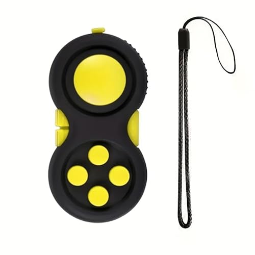 Tragbarer Controller, klassisches Retro-Spielzeug, Handheld mit 8-Funktionen-Pad for Teenager, lindert Stress und Angst(Yellow) von CBFGGOEUDFBS