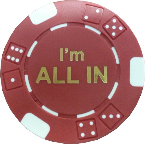 10 Texas Holdem I'm All in Tournament Poker Casino Chips von CBLDF