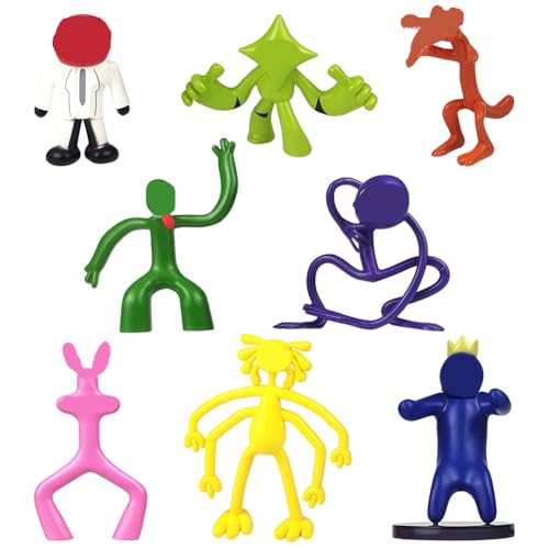 Cartoon Ornament, Anime Mini Figure, Tortendeko Kinder, 8pcs PVC Figure Modell, Mini Figuren Set, Rainbow Action Figures, für Kinder Party Kuchen Dekoration, Desktop Dekoration Cartoon Ornament, Anime Mini Figure, Tortendeko Kinder, 8pcs PVC Figure Modell, Mini Figuren Set, Rainbow Action Figures, für Kinder Party Kuchen Dekoration, Desktop Dekoration von CBOSNF