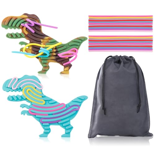 Dinosaurier Sensorische Aktivität Board, Silikon Stress Relief Board, ADHD Fidget Spielzeug Sensorische Board, Tragbare Aktivität Board, mit Kordelzug Aufbewahrungstasche, Geeignet für Kinder Dinosaurier Sensorische Aktivität Board, Silikon Stress Relief Board, ADHD Fidget Spielzeug Sensorische Board, Tragbare Aktivität Board, mit Kordelzug Aufbewahrungstasche, Geeignet für Kinder von CBOSNF