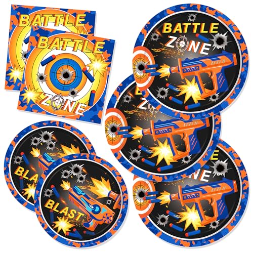 CC HOME Dart-Krieg-Partyzubehör-Set, 16 Stück, inklusive Dart-Krieg-Party-Teller, Becher, Löffel, Gabel, Servietten CC HOME Dart-Krieg-Partyzubehör-Set, 16 Stück, inklusive Dart-Krieg-Party-Teller, Becher, Löffel, Gabel, Servietten von CC HOME