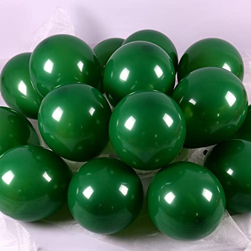 CC Wonderland Zone 12 Zoll/30cm Luftballons Dunkelgrün, Heliumballon für Partys und Feiern,50 Stück von CC wonderland zone