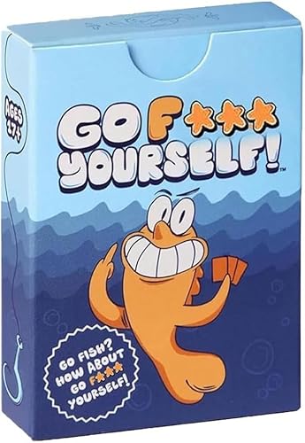 CCDSR Go Fish Kartenspiel – „Go Fish Yourself“ Party-Edition für Erwachsene. Das Spiel mit den kleinen Demütigungen des Lebens.Klassischer interaktiver Spaß für Familie&tolle Geschenkidee. (1PCS) von CCDSR