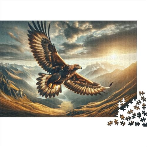 Adler Puzzles 1000 Teile Schwer Puzzle Spielzeug Lernspiel Impossible Alpine Gorges Herausforderungsspielzeug Für Erwachsene Kinder 1000pcs (75x50cm) von CCIZFMQ