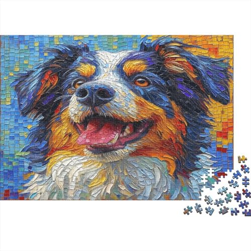 Berner Berghund Puzzle 1000-teilige Schwer Puzzle Spielzeug Pädagogisches Spiel Impossible Kunsthund Herausforderungsspielzeug Für Erwachsene Und Kinder Ab 14 Jahren 1000pcs (75x50cm) von CCIZFMQ