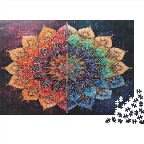 Böhmen Puzzles 1000 Teile Schwer Puzzle Spielzeug Lernspiel Impossible Mandala Herausforderung Spielzeug Für Erwachsene Kinder 1000pcs (75x50cm) von CCIZFMQ