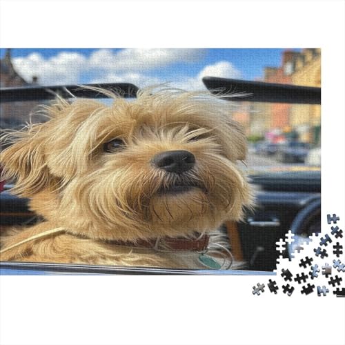 Cavapoo Puzzle 1000 Teile Schwer Puzzle Spielzeug Lernspiel Impossible Cute Dog Herausforderungsspielzeug Für Erwachsene Und Kinder Ab 12 Jahren 1000pcs (75x50cm) von CCIZFMQ