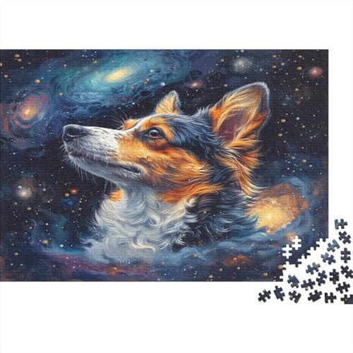 Corgi Puzzle 1000 Teile Schwer Puzzle Spielzeug Pädagogisches Spiel Impossible Träumiger Sternenhimmel Herausforderung Spielzeug Für Erwachsene Und Kinder Ab 12 Jahren 1000pcs (75x50cm) von CCIZFMQ