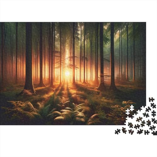Dawn Wald Puzzles 1000 Teile Schwer Puzzle Spielzeug Lernspiel Impossible Arbor Herausforderung Spielzeug Für Erwachsene Und Kinder Ab 14 Jahren 1000pcs (75x50cm) von CCIZFMQ
