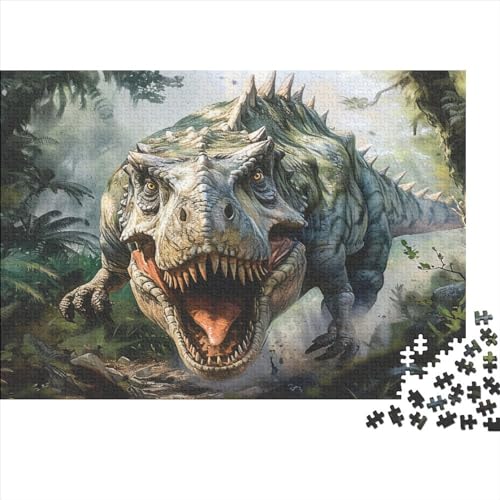 Dinosaurier Puzzle 1000 Teile Schwer Puzzle Spielzeug Lernspiel Impossible Forest Herausforderungsspielzeug Für Erwachsene Und Kinder Ab 12 Jahren 1000pcs (75x50cm) von CCIZFMQ