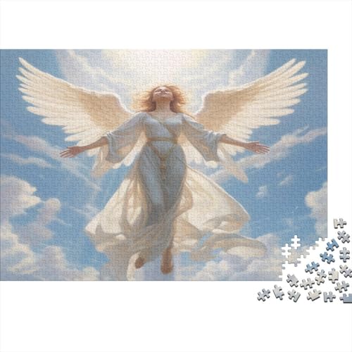 Engel Puzzle 1000 Teile Schwer Puzzle Spielzeug Pädagogisches Spiel Impossible Weiße Flügel Herausforderung Spielzeug Für Erwachsene Und Kinder Ab 14 Jahren 1000pcs (75x50cm) von CCIZFMQ