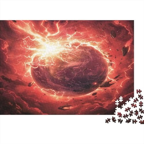 Explodierender Planet Puzzles 1000 Teile Schwer Puzzle Spielzeug Lernspiel Impossible Herausforderung Spielzeug Für Erwachsene Kinder 1000pcs (75x50cm) von CCIZFMQ