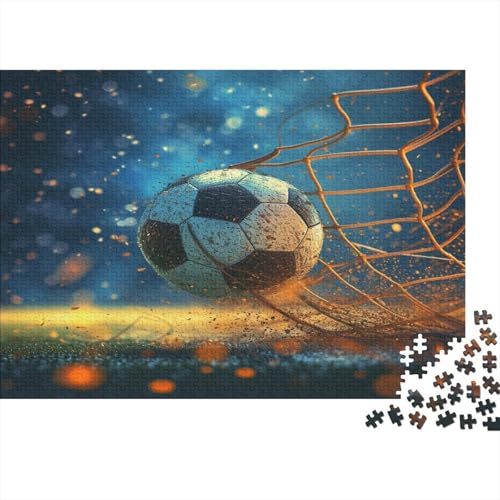 Fantasy Fußball Puzzle 1000-teilige Schwer Puzzle Spielzeug Pädagogisches Spiel Impossible Herausforderungsspielzeug Für Erwachsene Und Kinder in Bewährter 1000pcs (75x50cm) von CCIZFMQ