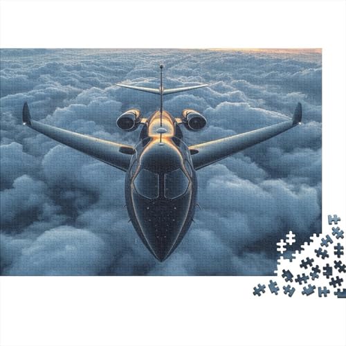 Flugzeug Puzzle 1000 Teile Schwer Puzzle Spielzeug Pädagogisches Spiel Impossible Die Cloud Fliegen Herausforderung Spielzeug Für Erwachsene Kinder 1000pcs (75x50cm) von CCIZFMQ