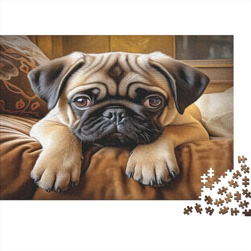Hund Puzzles 1000 Teile Schwer Puzzle Spielzeug Pädagogisches Spiel Impossible Herausforderung Spielzeug Für Erwachsene Kinder 1000pcs (75x50cm) von CCIZFMQ