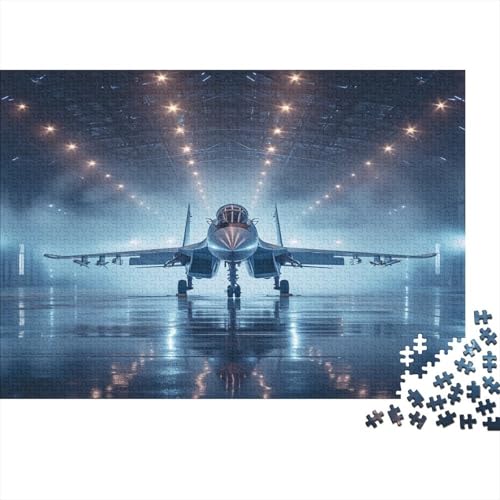 Kampfflugzeuge Puzzles 1000 Teile Schwer Puzzle Spielzeug Pädagogisches Spiel Impossible Spotlight Herausforderung Spielzeug Für Erwachsene Und Kinder Ab 14 Jahren 1000pcs (75x50cm) von CCIZFMQ