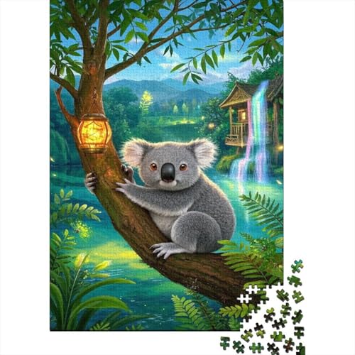 Koala Puzzle 1000-teilige Spielzeug Pädagogisches Spiel Impossible Der verträumte Herausforderung Spielzeug Für Erwachsene Und Kinder Ab 12 Jahren 1000pcs (75x50cm) von CCIZFMQ