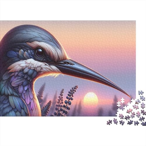Langer Rechnungsvogel Puzzle 1000 Teile Schwer Puzzle Spielzeug Pädagogisches Spiel Impossible Sunset Herausforderung Spielzeug Für Erwachsene Kinder 1000pcs (75x50cm) von CCIZFMQ