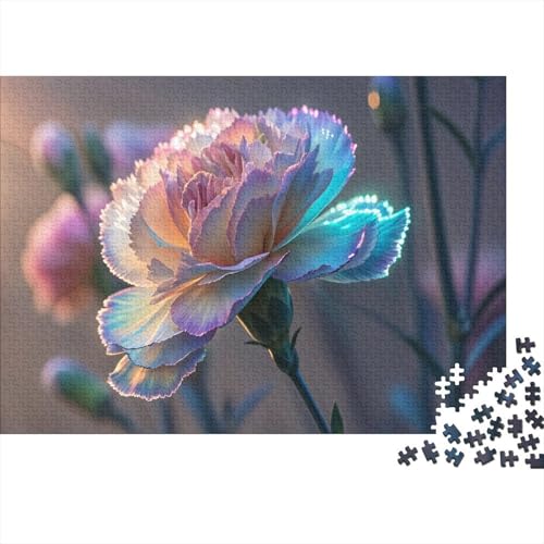 Leuchtende Nelike Puzzle 1000 Teile Schwer Puzzle Spielzeug Pädagogisches Spiel Impossible Farbgradient Herausforderungsspielzeug Für Erwachsene Und Kinder Ab 12 Jahren 1000pcs (75x50cm) von CCIZFMQ