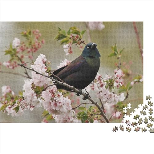 Mock Oriole Puzzle 1000 Teile Schwer Puzzle Spielzeug Lernspiel Impossible Cherry Blossom Herausforderungsspielzeug Für Erwachsene Kinder 1000pcs (75x50cm) von CCIZFMQ