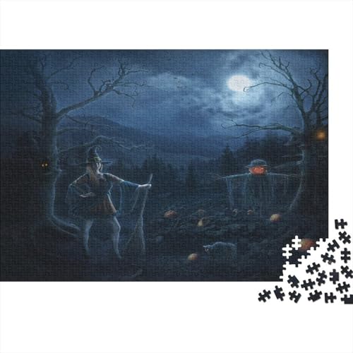 Mondlicht getrockneter Wald Puzzle 1000 Teile Schwer Puzzle Spielzeug Pädagogisches Spiel Impossible Halloween Hexe Herausforderungsspielzeug Für Erwachsene Und Kinder Ab 12 Jahren 1000pcs (75x50cm) Mondlicht getrockneter Wald Puzzle 1000 Teile Schwer Puzzle Spielzeug Pädagogisches Spiel Impossible Halloween Hexe Herausforderungsspielzeug Für Erwachsene Und Kinder Ab 12 Jahren 1000pcs (75x50cm) von CCIZFMQ
