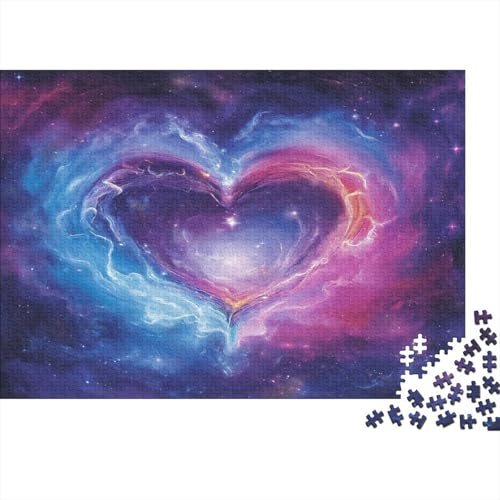 Nebel Puzzle 1000-teilige Schwer Puzzle Spielzeug Lernspiel Impossible Sternenhimmel Liebe Herausforderung Spielzeug Für Erwachsene Und Kinder Ab 14 Jahren 1000pcs (75x50cm) von CCIZFMQ