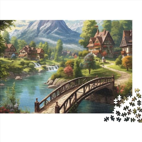 Paradies Puzzle 1000 Teile Schwer Puzzle Spielzeug Pädagogisches Spiel Impossible River Herausforderungsspielzeug Für Erwachsene Und Kinder Ab 12 Jahren 1000pcs (75x50cm) von CCIZFMQ