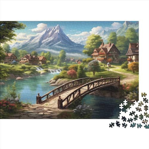 Paradies Puzzle 1000-teilige Schwer Puzzle Spielzeug Lernspiel Impossible River Herausforderung Spielzeug Für Erwachsene Und Kinder Ab 14 Jahren 1000pcs (75x50cm) von CCIZFMQ