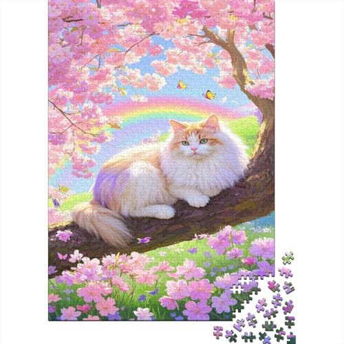 Persan Puzzle 1000-teilige Schwer Puzzle Spielzeug Lernspiel Impossible Niedliche Katze Herausforderung Spielzeug Für Erwachsene Und Kinder in Bewährter 1000pcs (75x50cm) von CCIZFMQ