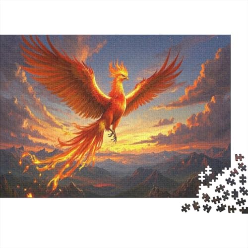 Phoenix Puzzles 1000 Teile Schwer Puzzle Spielzeug Lernspiel Impossible Berg Sonnenuntergang Herausforderung Spielzeug Für Erwachsene Und Kinder in Bewährter 1000pcs (75x50cm) von CCIZFMQ