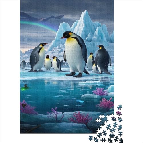 Pinguin Puzzle 1000 Teile Schwer Puzzle Spielzeug Pädagogisches Spiel Impossible Eiswelt Herausforderungsspielzeug Für Erwachsene Und Kinder Ab 12 Jahren 1000pcs (75x50cm) von CCIZFMQ