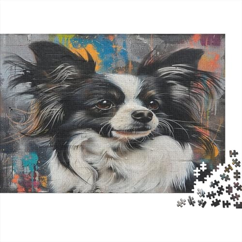 Pommern Puzzles 1000 Teile Schwer Puzzle Spielzeug Pädagogisches Spiel Impossible Netter Hund Herausforderungsspielzeug Für Erwachsene Und Kinder Ab 14 Jahren 1000pcs (75x50cm) von CCIZFMQ