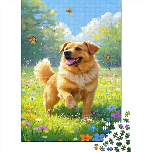 Rottweiler Puzzle 1000-teilige Schwer Puzzle Spielzeug Lernspiel Impossible Cute Dog Herausforderung Spielzeug Für Erwachsene Und Kinder Ab 12 Jahren 1000pcs (75x50cm) von CCIZFMQ