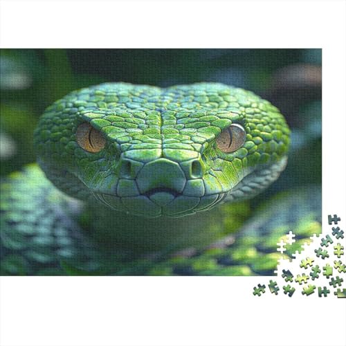 Schlange Puzzles 1000 Teile Schwer Puzzle Spielzeug Pädagogisches Spiel Impossible Python Herausforderungsspielzeug Für Erwachsene Und Kinder in Bewährter 1000pcs (75x50cm) von CCIZFMQ