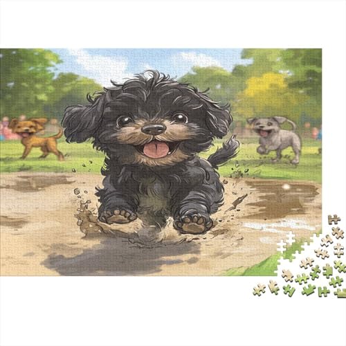 Shih Tzu Puzzle 1000-teilige Schwer Puzzle Spielzeug Pädagogisches Spiel Impossible Park Schlammgrube Herausforderung Spielzeug Für Erwachsene Und Kinder in Bewährter 1000pcs (75x50cm) von CCIZFMQ