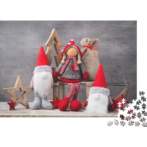 Weihnachten Decorations Puzzle 1000 Teile Schwer Puzzle Spielzeug Lernspiel Impossible Doll Herausforderungsspielzeug Für Erwachsene Und Kinder Ab 14 Jahren 1000pcs (75x50cm) von CCIZFMQ