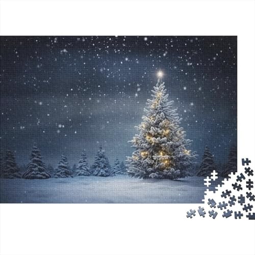Weihnachten Tree Puzzles 1000 Teile Schwer Puzzle Spielzeug Lernspiel Impossible Starry Sky Herausforderungsspielzeug Für Erwachsene Und Kinder Ab 14 Jahren 1000pcs (75x50cm) von CCIZFMQ