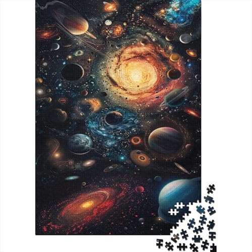 Weltraumplanet Puzzle 1000 Teile Schwer Puzzle Spielzeug Pädagogisches Spiel Impossible Universe Herausforderungsspielzeug Für Erwachsene Und Kinder Ab 12 Jahren 1000pcs (75x50cm) von CCIZFMQ