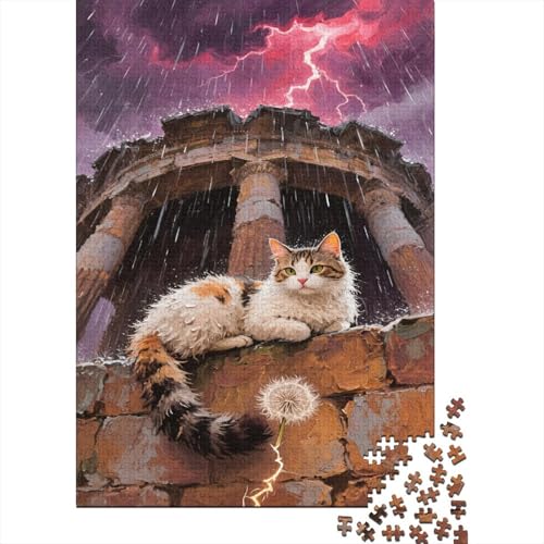 türkischer Van Puzzles 1000 Teile Schwer Puzzle Spielzeug Lernspiel Impossible Storm Lightning Herausforderungsspielzeug Für Erwachsene Und Kinder in Bewährter 1000pcs (75x50cm) von CCIZFMQ