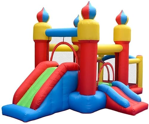 Aufblasbares Kindertrampolin, aufblasbares Schloss, Luftbett, Parkspielzeug, freches Schloss, Heimtrampolin, Rutsche für Kinder von CCNGDS