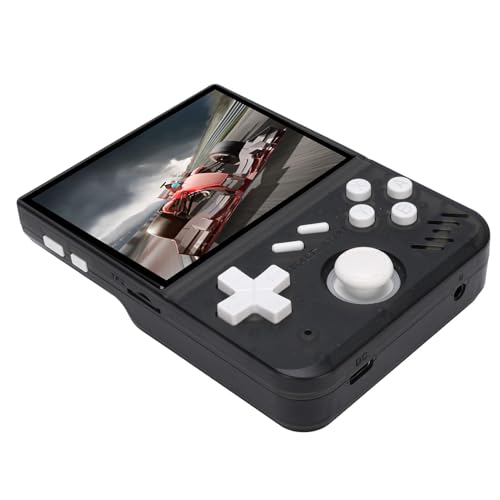 Handheld -Spielekonsole 3,5 Zoll, Retro Tragbare Gaming -Konsole mit RK3326 -Chip, 4000 -mAh -Akku, Dual Joystick und Spring Loaded Tasten, Unterstützt CPS/Mame -Emulatoren (128G) von CCYLEZ