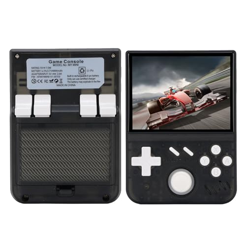 Handheld -Spielekonsole 3,5 Zoll, Retro Tragbare Gaming -Konsole mit RK3326 -Chip, 4000 -mAh -Akku, Dual Joystick und Spring Loaded Tasten, Unterstützt CPS/Mame -Emulatoren (64G) von CCYLEZ