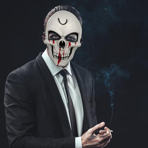 CCollection Variationsset Masken für Kostüme, Karneval, Halloween, Themenparties, Einheitsgröße (Halloween Totenkopf) von CCollection