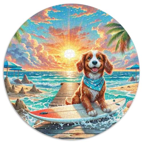 Shih Tzu Puzzle 1000 Teile Rund Puzzles Erwachsene Und Kinder Guter Freund Partner Haustier Romantisches Motiv Ältere Magischer Lernspiel Rätsel Teiliges Clevere 1000pcs (67.5x67.5cm) von CDFABYTEM