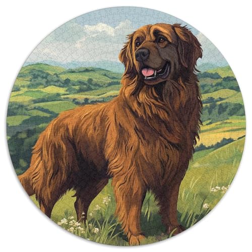 Tibetischer Mastiff 1000 Stück Puzzle Rund Puzzles Erwachsene Und Kinder Legespiel Spiele Geschicklichkeitsspiel Geschenk Spielabende Lernen Fordernde Kleinkinder 1000pcs (67.5x67.5cm) von CDFABYTEM