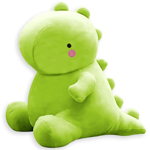 CDLIZW Kuscheltier Dinosaurier Grün,Dinosaurier Plüschtier,25cm Dino Kuscheltier,Nette Dinosaurier Plüsch Spielzeug für Geburtstagsgeschenke für Kinder Mädchen Jungen von CDLIZW