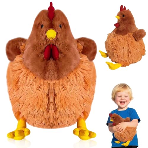 Huhn Kuscheltier Plüsch,Gefülltes Huhn Tier Plüschtiere, Cartoon Huhn Plüschtier,Kuschelige Stofftier Geburtstagsgeschenk für Jungen und Mädchen,22CM Huhn Kuscheltier Plüsch,Gefülltes Huhn Tier Plüschtiere, Cartoon Huhn Plüschtier,Kuschelige Stofftier Geburtstagsgeschenk für Jungen und Mädchen,22CM von CDLIZW