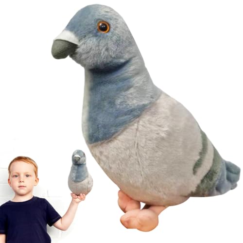 Taube Plüschtier,Tauben Stofftier,Simuliertes Tier Tauben Plüschtier,Tauben-weiches gefülltes Vogel-Kuscheltier-Spielzeug,für Jungen und Mädchen Geburtstag (20 cm,Grün) von CDLIZW